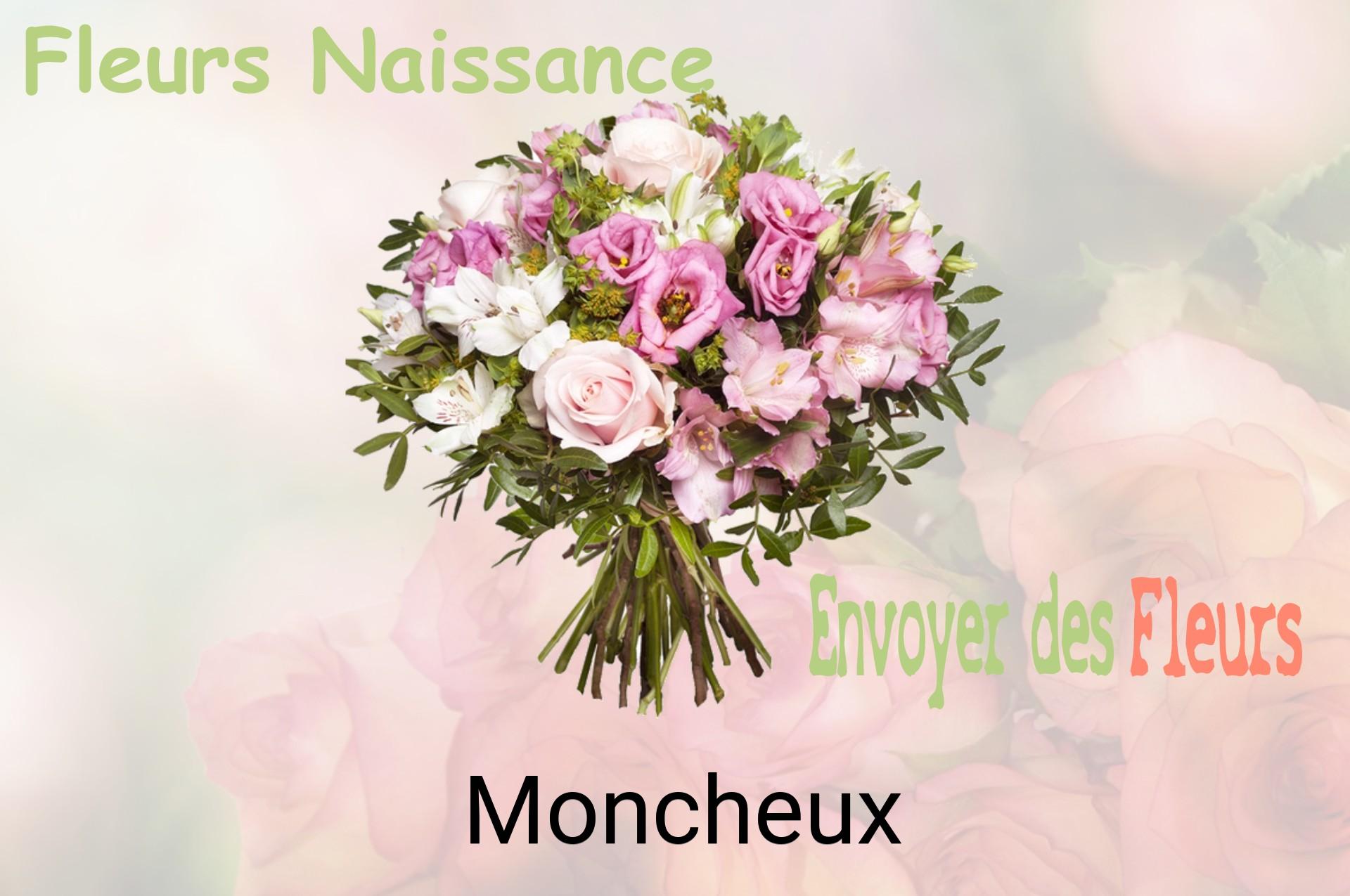 Bouquet de fleurs de naissance livré à Moncheux